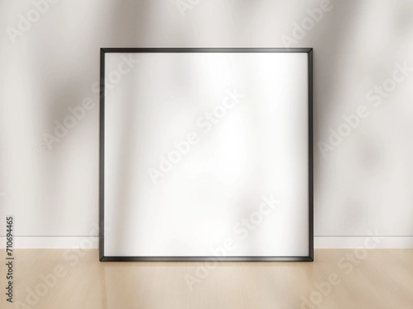 Fototapeta Square Frame Mockup Interior Template