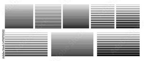 Fototapeta Halftone gradient lines pattern. Abstract vector striped retro backgrounds for posters, banners
