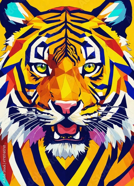 Obraz Pop art style tigre portrait