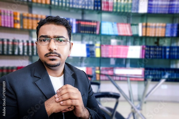 Obraz confident young businessman portrait