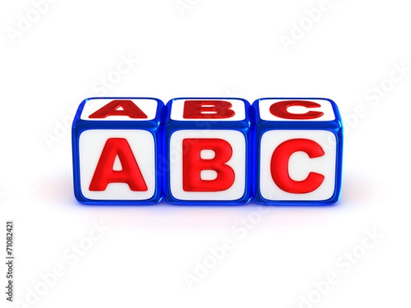 Fototapeta ABC alphabet.