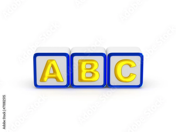 Fototapeta ABC alphabet.