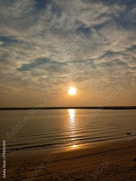 Obraz Dubai Beach Sun Set View