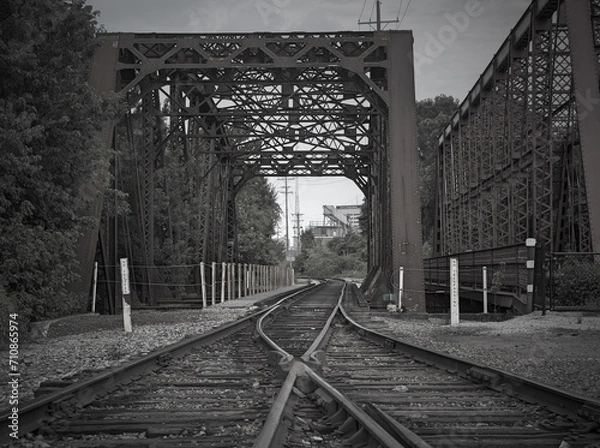 Fototapeta railway bridge