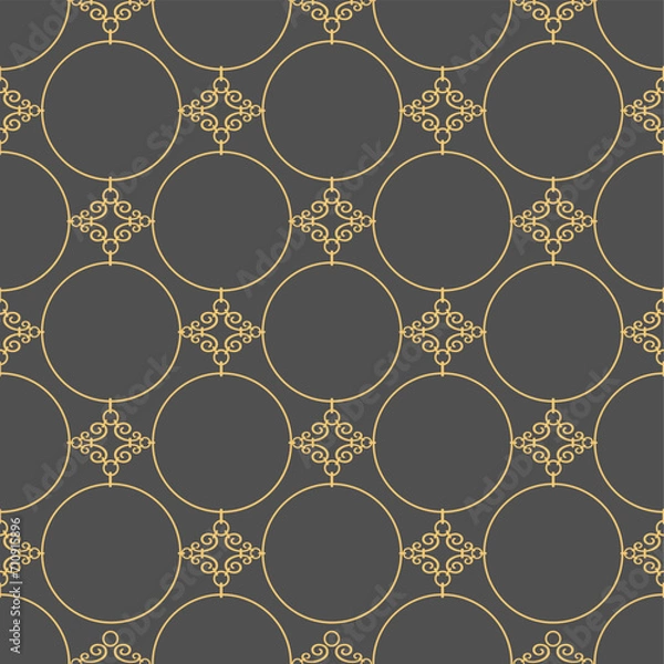 Obraz Square composition, seamless geometric pattern, classic style, vector image