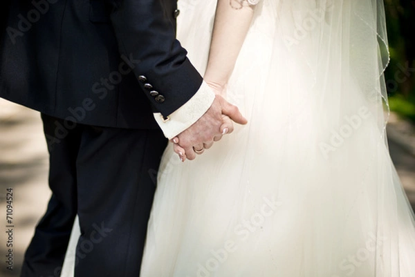 Fototapeta Молодожены