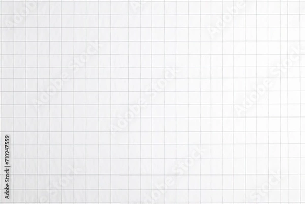 Fototapeta texture checkered sheet of white paper background.
