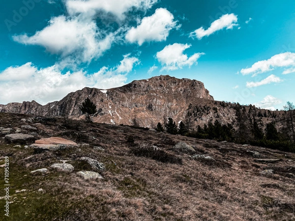 Obraz mountain landscape with blue sky