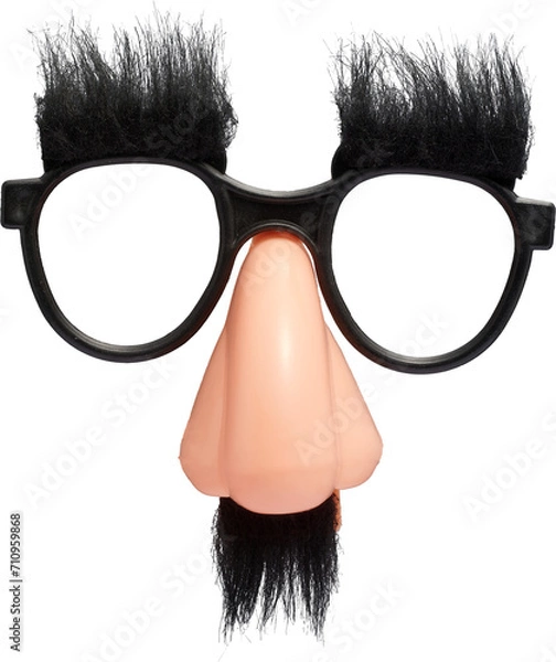 Fototapeta Halloween Funny Glasses Isolated - Ready to use PNG Cutout Premium Isolated Image