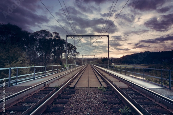 Obraz railway track