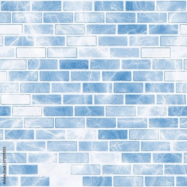 Fototapeta Ice pattern. Seamless background.