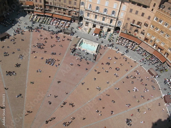 Obraz Piazza del Campo