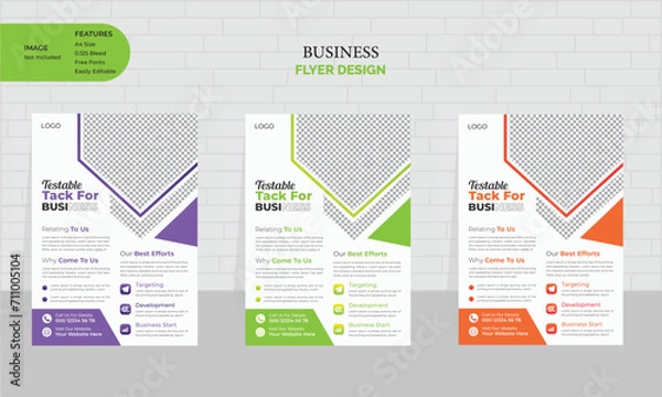 Obraz Creative business flyer design