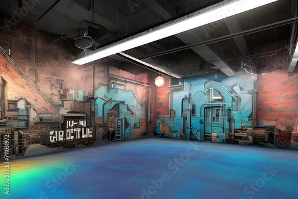 Obraz graffiti on the wall