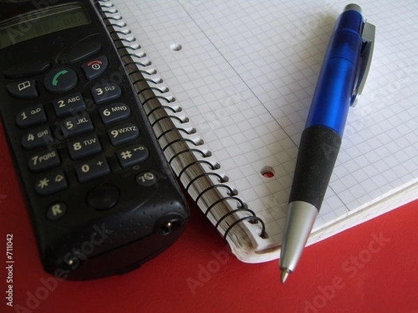 Fototapeta telefonieren