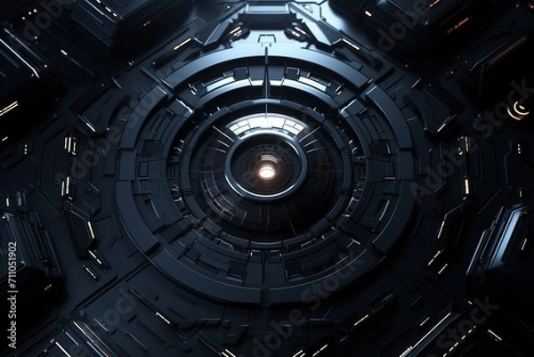 Obraz futuristic technology background