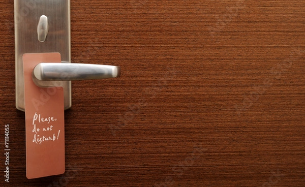 Fototapeta Do not disturb sign