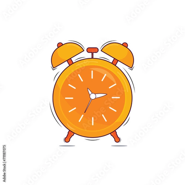 Fototapeta clock vector art design template