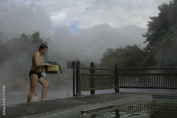 Obraz thermal sources "papallacta" ecuador