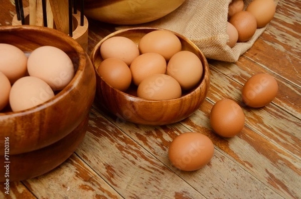 Obraz Eggs on the table