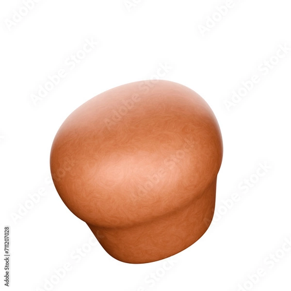 Fototapeta Cartoon style Bread texture 3D rendering.