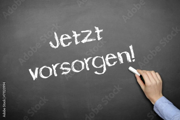 Obraz Jetzt vorsorgen!
