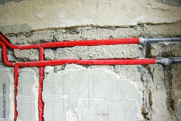 Obraz Isolierte Rohrleitungen