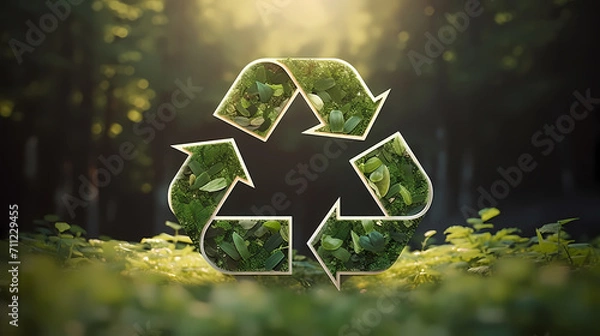 Fototapeta Environmental protection background, world environment day background, protect the environment