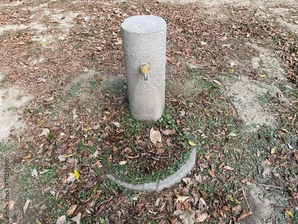 Obraz 公園の水道