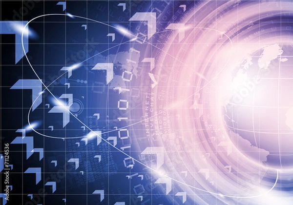 Fototapeta High tech background