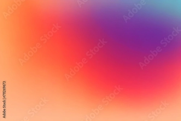 Fototapeta A Beautiful Gradient of Warm and Cool Hues