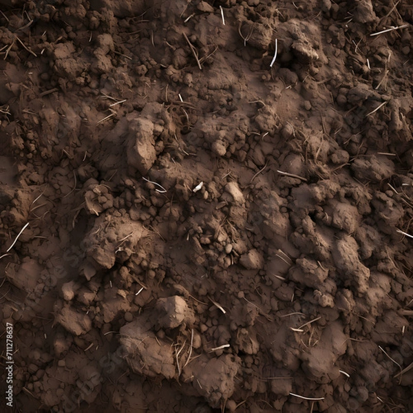 Fototapeta soil surface texture close up