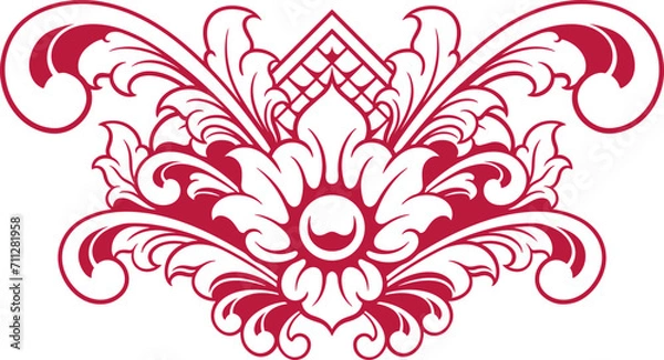 Obraz Vintage border ornament. vector illustration