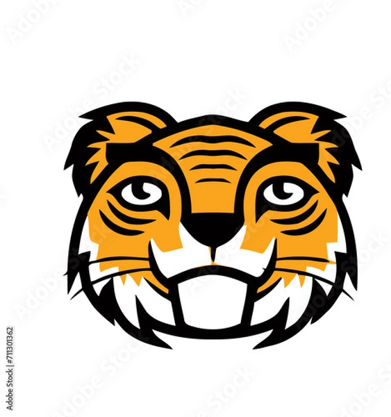 Obraz tiger head mascot