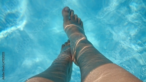 Obraz Cooling off in the pool