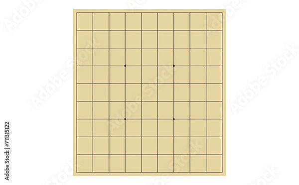 Fototapeta 上から見た将棋盤