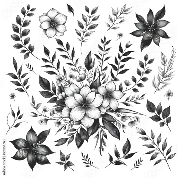 Obraz seamless floral pattern