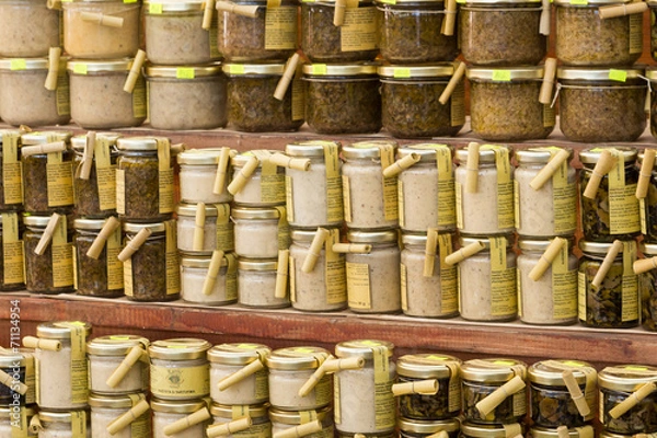 Obraz Etals de marché en Istrie à Rovinj