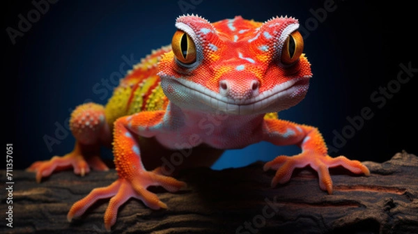 Fototapeta Gekko gecko, the tokay gecko lizard