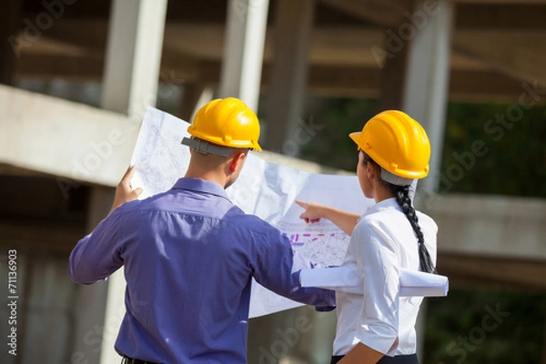 Obraz Construction manager  architect