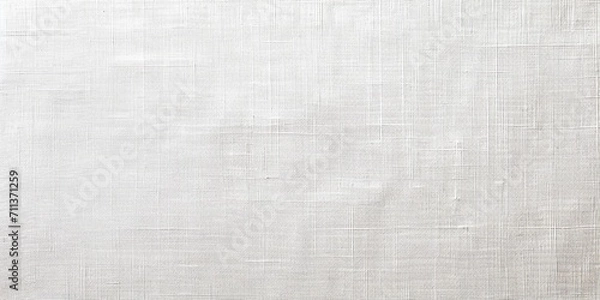 Obraz Hessian sackcloth burlap woven texture background, Cotton woven fabric close up with flecks of varying colors of beige and brown, with copy space for text decoration.