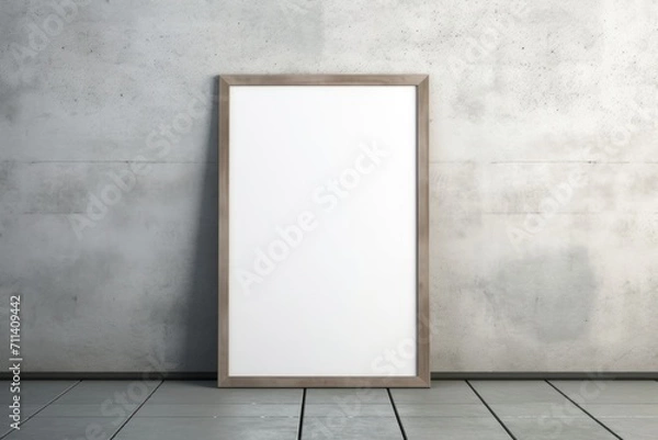 Obraz blank frame close up + background 