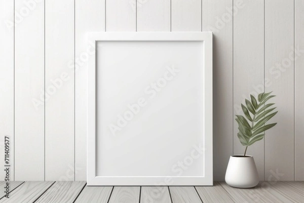 Obraz blank frame close up + background 