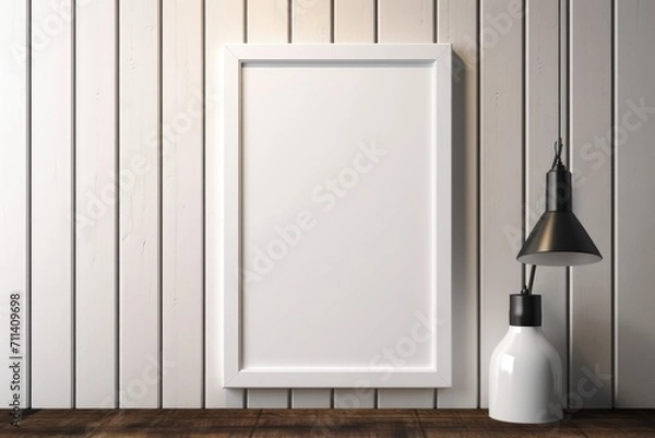 Obraz blank frame close up + background 