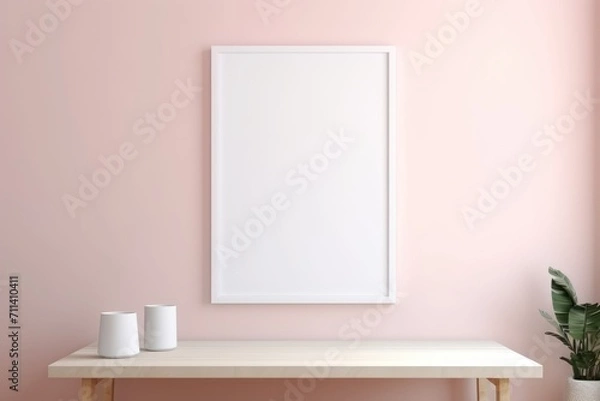 Obraz blank frame close up + background 