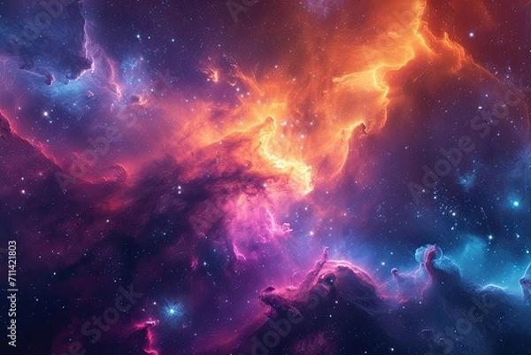 Fototapeta Electrifying Nebula