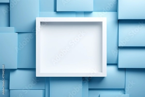 Fototapeta blank frame close up, Geometric Patterns Vibrant Colors Modern Artistry Abstract	

