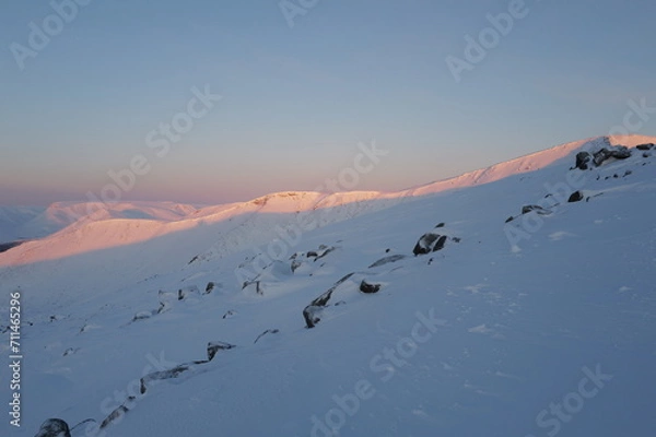 Fototapeta Snow arctic mountains