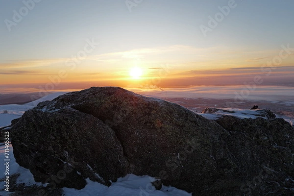 Obraz Arctic sunrise and sunset 