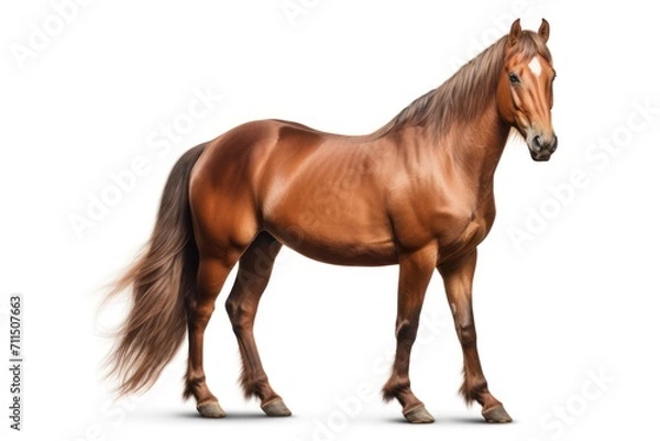 Obraz Horse isolated on a white background